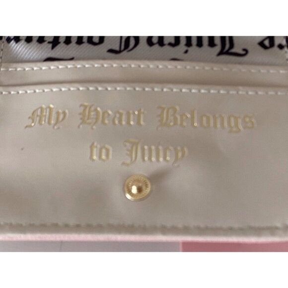 Juicy Couture Wing It Card Case Key Fob Wallet Pink Lemonade Butterfly Bling NEW - Picture 8 of 10